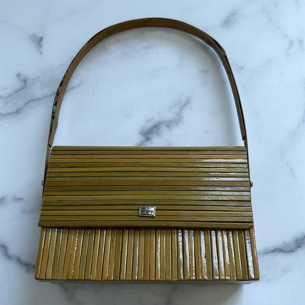 Hawaiian Bamboo Small Handbag